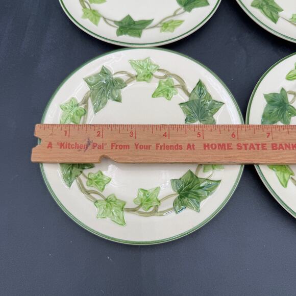 Vintage Franciscan Ivy USA Dinnerware  Cups & Saucers Set of 4 (8 pcs) - Picture 5 of 7